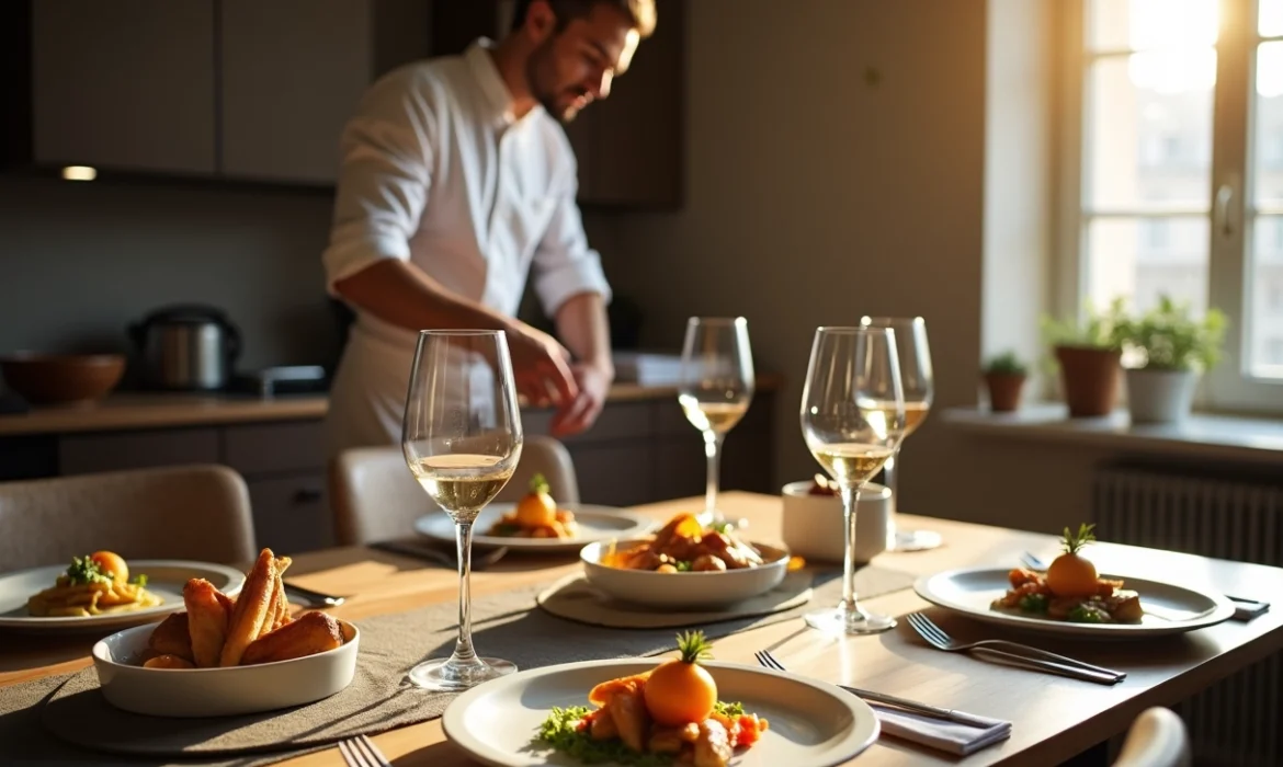 Chef à domicile à Toulouse, vivre chez soi une expérience comme au restaurant !