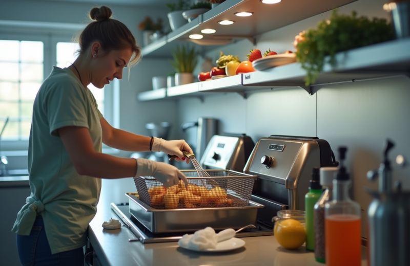 Comment nettoyer la friteuse et prolonger sa longévité