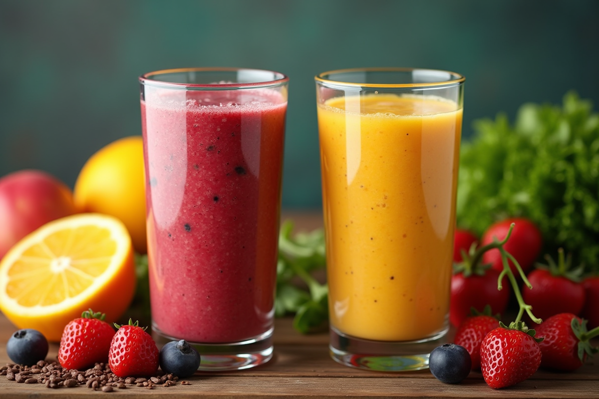 smoothie fruits