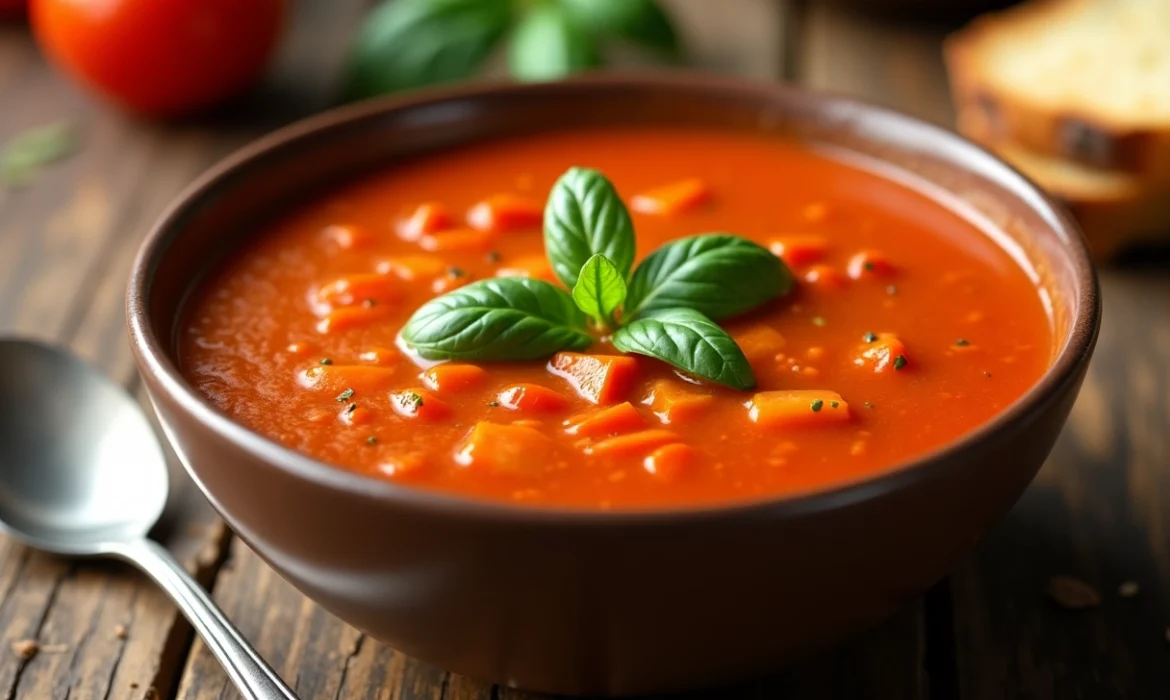 Astuces pour une recette de soupe à la tomate savoureuse et réconfortante