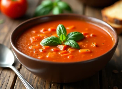 Astuces pour une recette de soupe à la tomate savoureuse et réconfortante