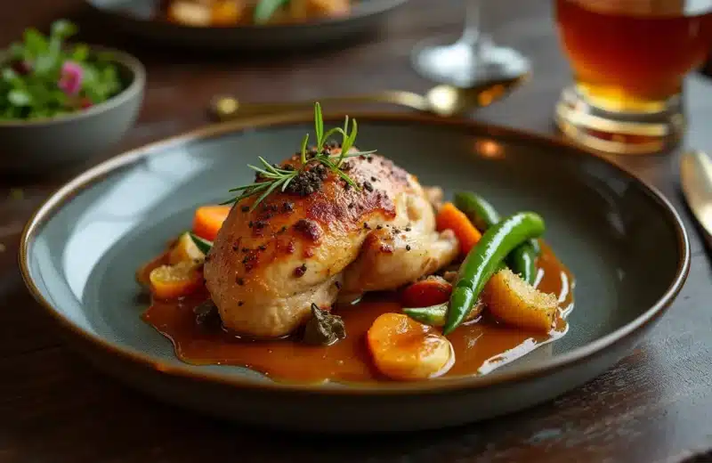 Poulet au vin jaune Robuchon : entre tradition et innovation