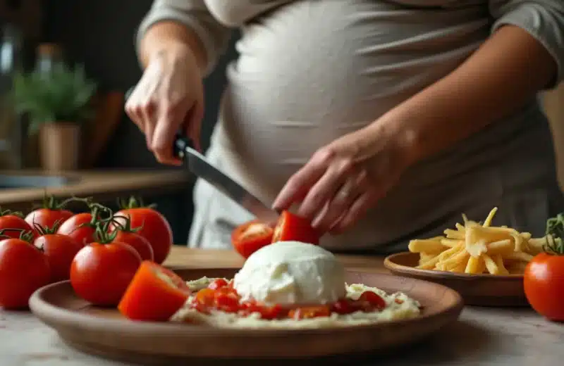 Burrata et femme enceinte : un délice à consommer avec précaution